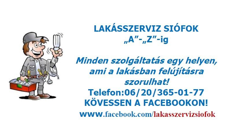 Lakásszerviz Siófok